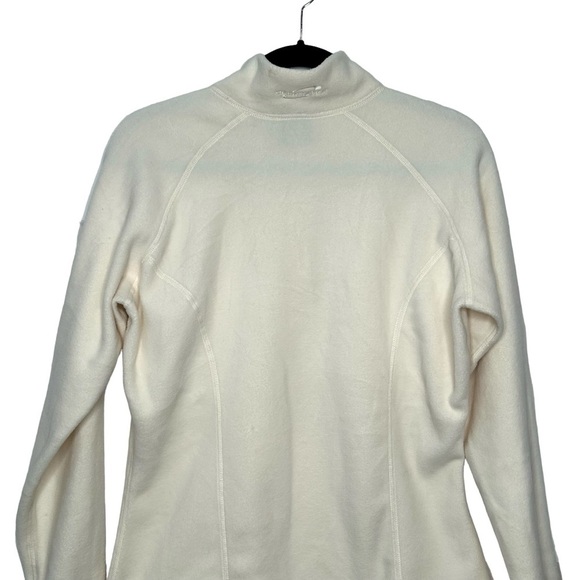 Obermeyer Cream Fleece Micro Zip-T Ultragear Qtr. Zip Pullover Bass Layer, Sz L - Picture 5 of 14